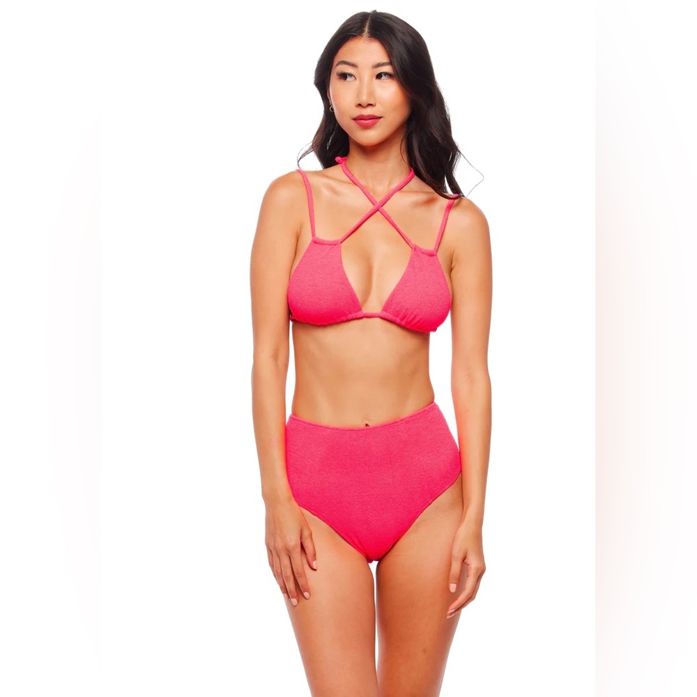 JMP the Label Top and Bottom Matching Bathingsuit Set!